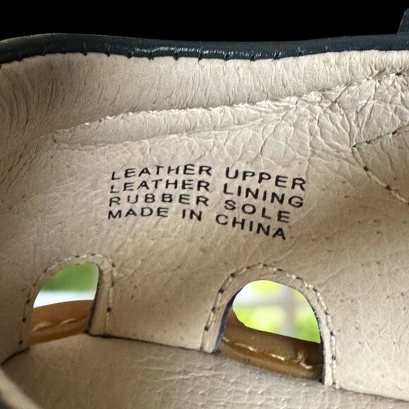 Old Soles Star Tot Navy Leather Baby Sandals EU 22 US 6 Infant Toddler Shoes NIB - Picture 8 of 15